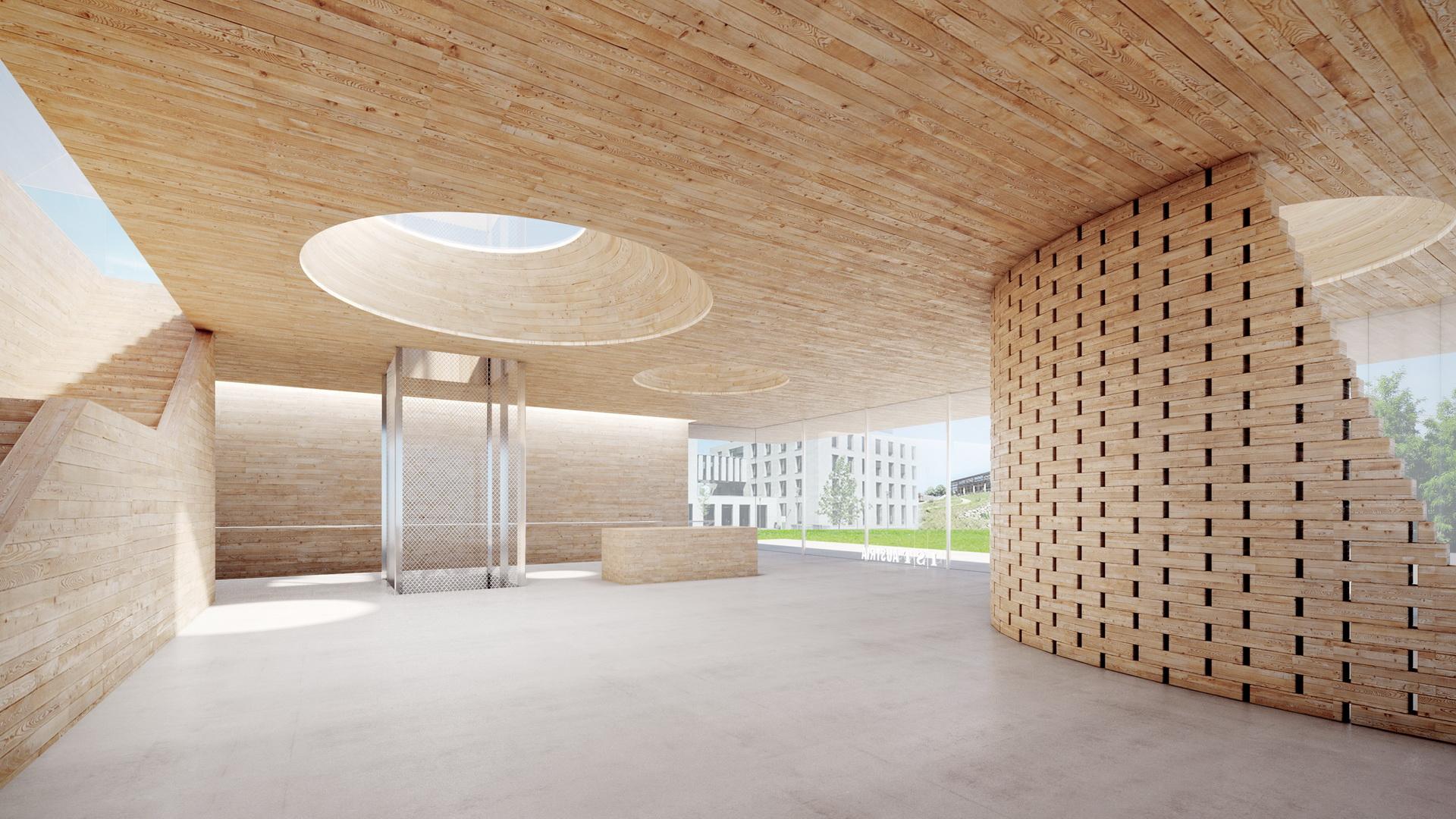 OHA - 813 IST AUSTRIA VISITOR CENTER 02 - Office For Heuristic Architecture